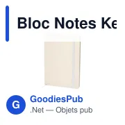 Bloc-notes personnalisable en carton de lait recyclé avec logo - Miniature 1