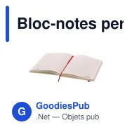 Bloc-notes personnalisable en carton de lait recyclé avec logo - Miniature 12