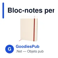 Bloc-notes personnalisable en carton de lait recyclé avec logo - Miniature 9