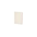 Variante blanc - Bloc-notes personnalisable en carton de lait recyclé avec logo