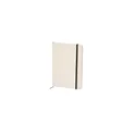 Variante noir - Bloc-notes personnalisable en carton de lait recyclé avec logo