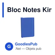 Bloc Notes Kinelin - Miniature 12
