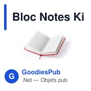 Bloc Notes Kinelin - Miniature 8
