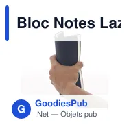 Bloc Notes Lazox - Miniature 6