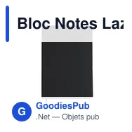 Bloc Notes Lazox - Miniature 7
