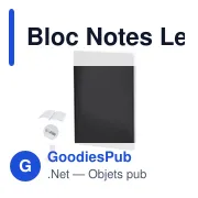 Bloc Notes Letan - Miniature 1