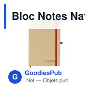 Bloc Notes Natyel - Miniature 1