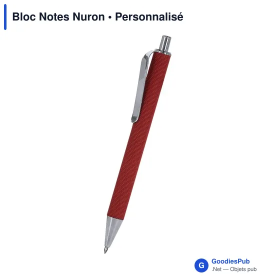 Bloc-notes personnalisable Nuron avec logo en RPET - Image 4