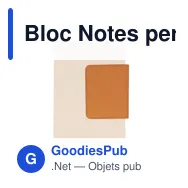 Bloc Notes personnalisable Renak avec logo en PU recyclé - Miniature 5