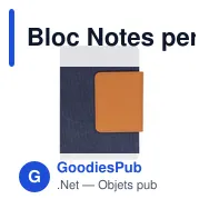 Bloc Notes personnalisable Renak avec logo en PU recyclé - Miniature 9