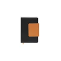 Variante noir - Bloc Notes personnalisable Renak avec logo en PU recyclé