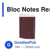 Bloc Notes Renolds - Miniature 2