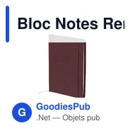 Bloc Notes Renolds - Miniature 8