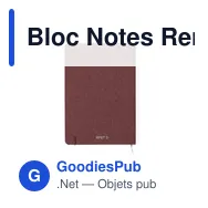 Bloc Notes Renolds - Miniature 10