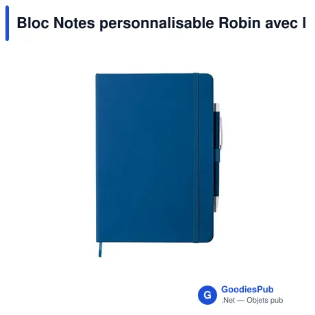 Bloc Notes personnalisable Robin avec logo - Papeterie B2B