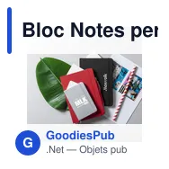 Bloc Notes personnalisable Robin avec logo - Papeterie B2B - Miniature 12