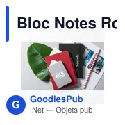 Bloc Notes personnalisable Robin avec logo - Papeterie B2B - Miniature 6