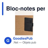 Bloc-notes personnalisable Rosiuk avec logo - Cahier en liège - Miniature 3