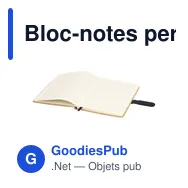 Bloc-notes personnalisable Rosiuk avec logo - Cahier en liège - Miniature 5