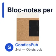 Bloc-notes personnalisable Rosiuk avec logo - Cahier en liège - Miniature 6
