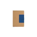 Variante bleu marine - Bloc-notes personnalisable Rosiuk avec logo - Cahier en liège