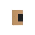 Variante noir - Bloc-notes personnalisable Rosiuk avec logo - Cahier en liège