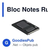 Bloc Notes Rubin - Miniature 3