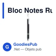 Bloc Notes Rubin - Miniature 4
