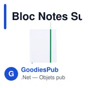 Bloc Notes Sublimation Groly - Miniature 1