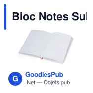 Bloc Notes Sublimation Groly - Miniature 10