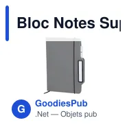 Bloc Notes Support Cruas - Miniature 3