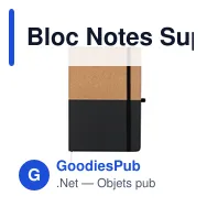 Bloc Notes Support personnalisable avec logo - Suttony - Miniature 2