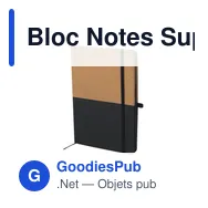 Bloc Notes Support personnalisable avec logo - Suttony - Miniature 3