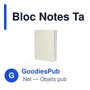 Bloc Notes personnalisable en carton de lait recyclé avec logo - Miniature 1