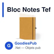 Bloc Notes Tefan - Miniature 1