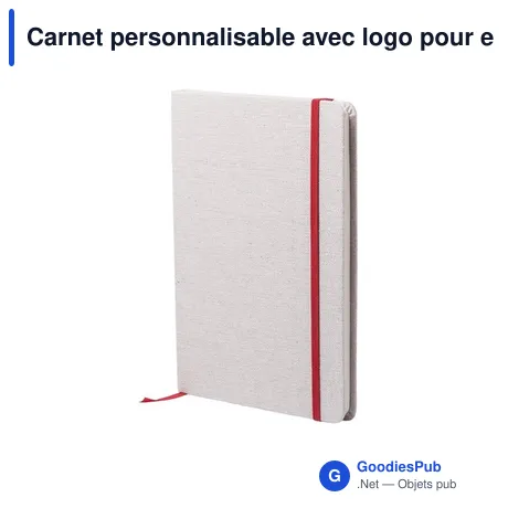 Carnet personnalisable avec logo pour entreprise - Telmak