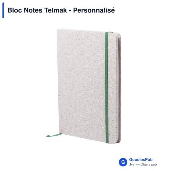 Carnet personnalisable avec logo pour entreprise - Telmak - Image 3
