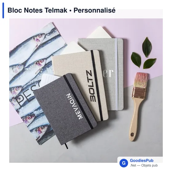 Carnet personnalisable avec logo pour entreprise - Telmak - Image 9