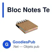 Bloc Notes personnalisable en liège avec logo - Terny - Miniature 1