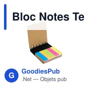 Bloc Notes personnalisable en liège avec logo - Terny - Miniature 4