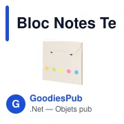 Bloc-notes personnalisable en carton recyclé avec logo - Tesher - Miniature 3