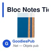 Bloc Notes Tierzo - Miniature 1