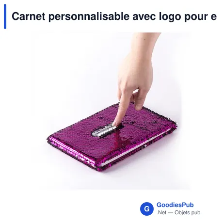 Carnet personnalisable avec logo pour entreprise - Velmont