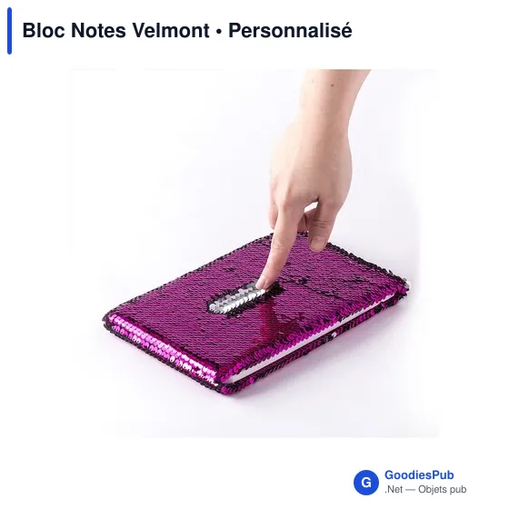 Carnet personnalisable avec logo pour entreprise - Velmont - Image 1