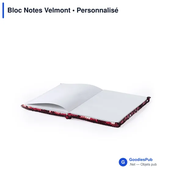 Carnet personnalisable avec logo pour entreprise - Velmont - Image 4