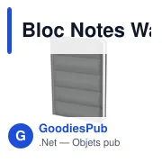 Bloc Notes Walpol - Miniature 1