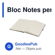 Bloc Notes personnalisable Waylon avec logo en PU recyclé - Miniature 12