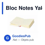 Bloc Notes Yakis - Miniature 12