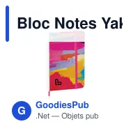 Bloc Notes Yakis - Miniature 9