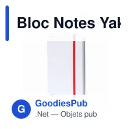 Bloc Notes Yakis - Miniature 10